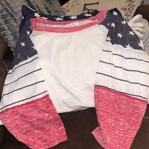 Maurice’s 2x Patriotic shirt. Only worn once. In perfect shape.